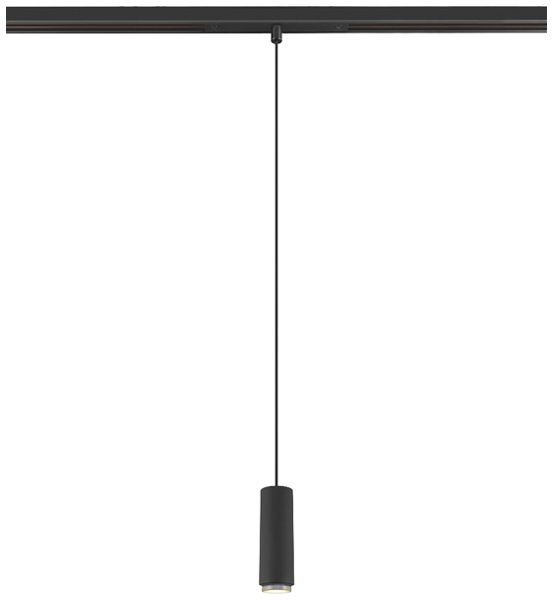 LED-Pendelleuchte SLV LALU 8W 700lm 3000K DALI Ø34.5mm schwarz