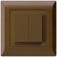 UP-Schalter kallysto.line 1/3+3/1P braun
