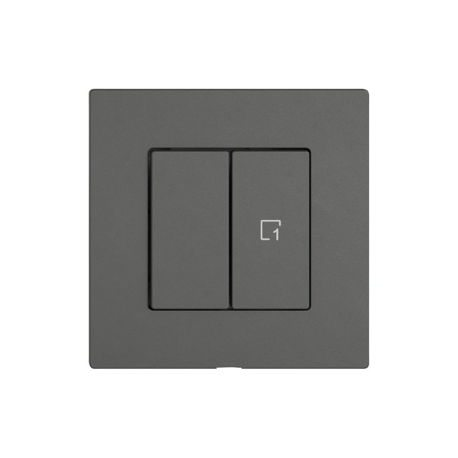 Commande pour interrupteur EDIZIO.liv Wiser SNAPFIX® 1C scène WLAN 2T grf