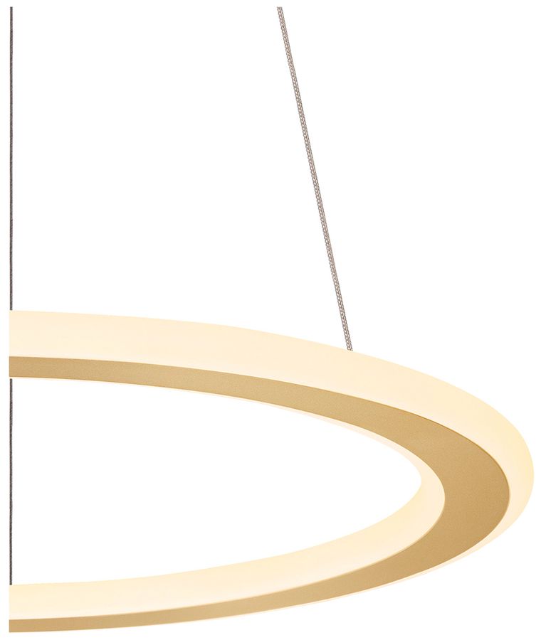 LED-Pendelleuchte SLV ONE FLAT 23W 1700lm 927/930 DIM Ø600 Messing