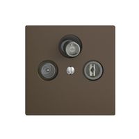 Stichdose SAT/TV/R DB53 EDIZIOdue coffee mit SAT-F-Anschluss