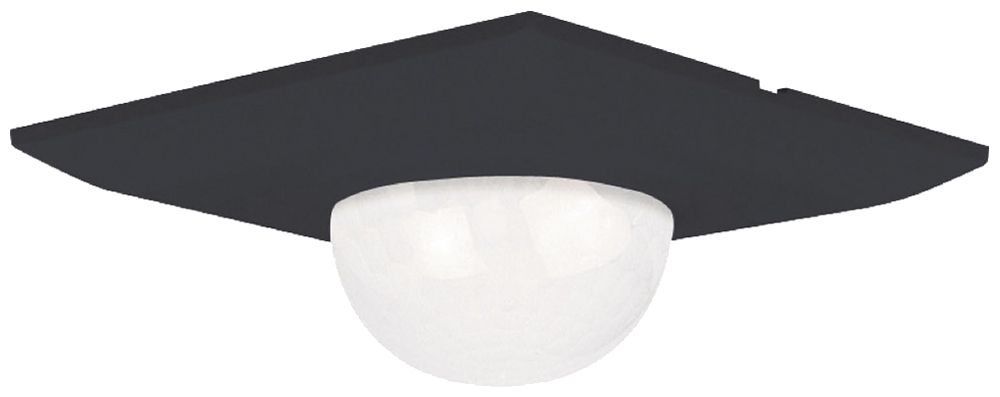 Placca di copertura quadrata Niko 16m, nero