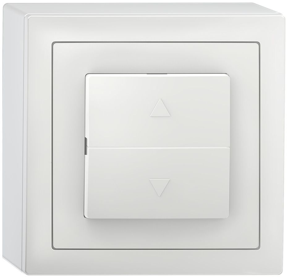 Interrutore per tapparelle AP Sidus, 1-canale, bianco