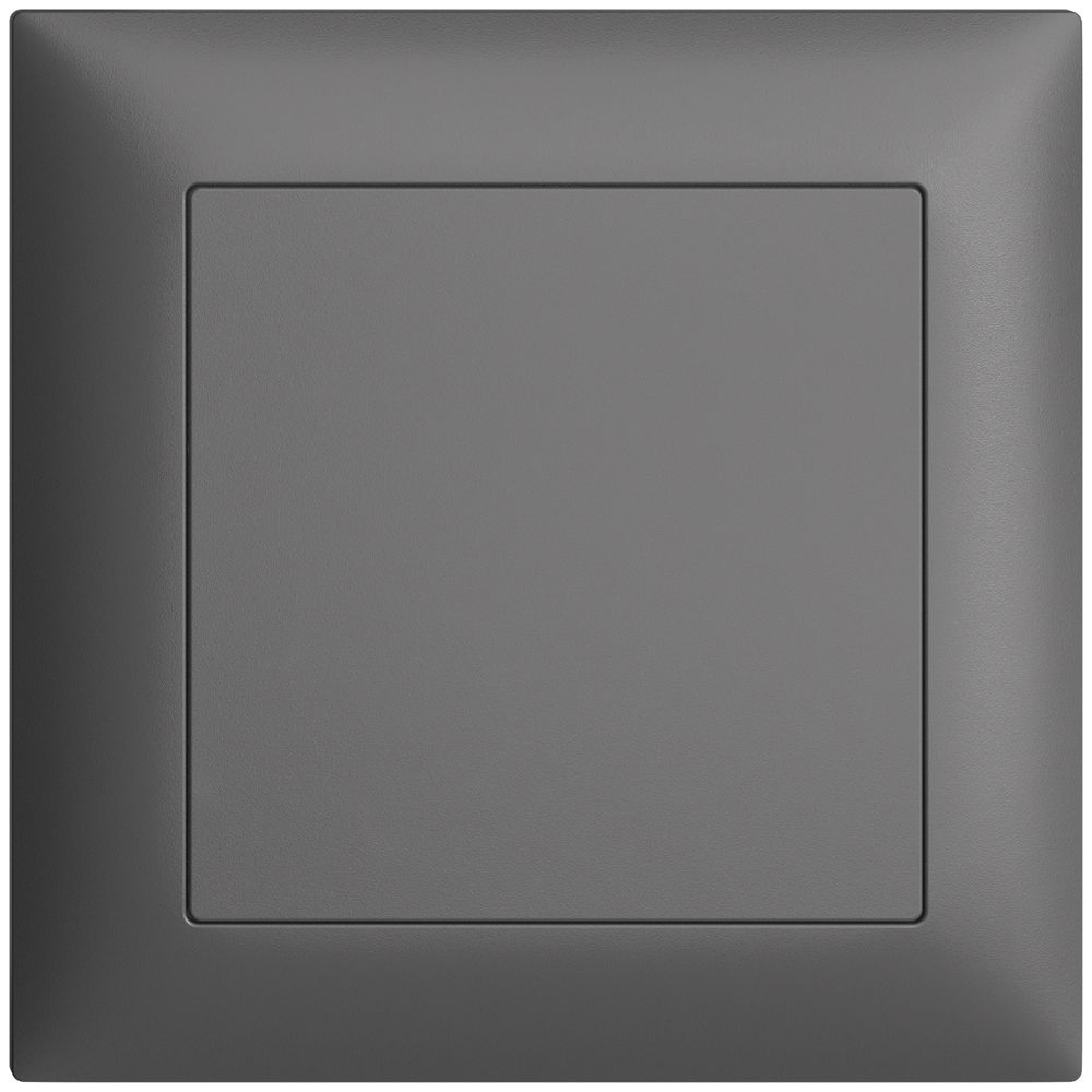 UP-Blindabdeckung EDIZIOdue dunkelgrau ohne Zentrumsschraube