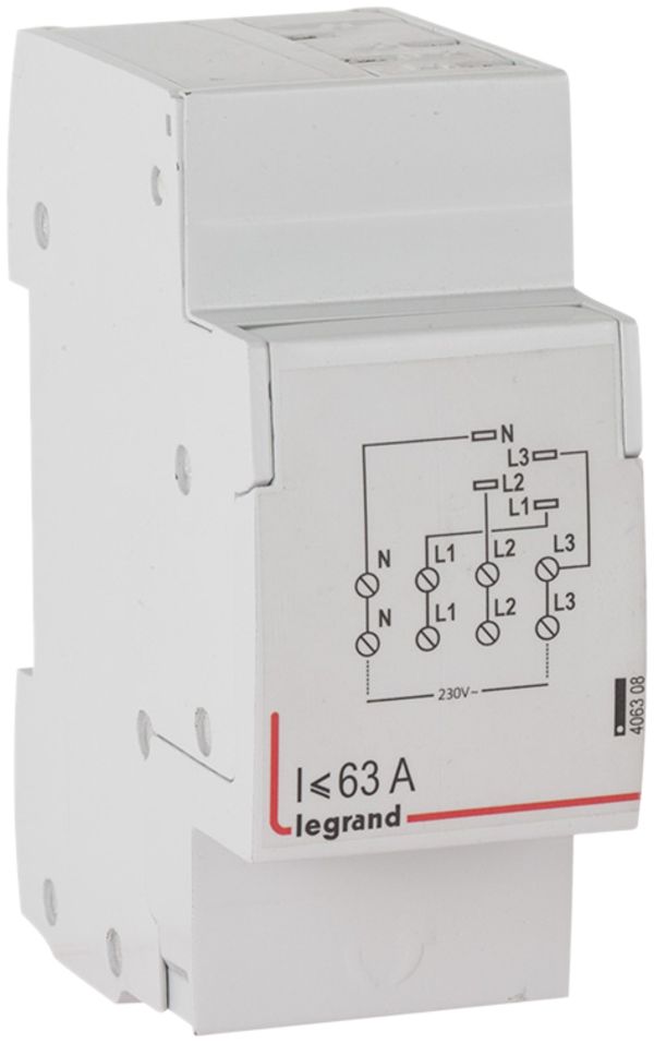 Einspeisung Legrand TDG 2×4L 63A
