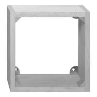 Quadro di montaggio AP FLF 3×5 legno duro laccato