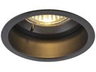 Downlight SLV HORN GU10 25W Ø76mm alluminio nero
