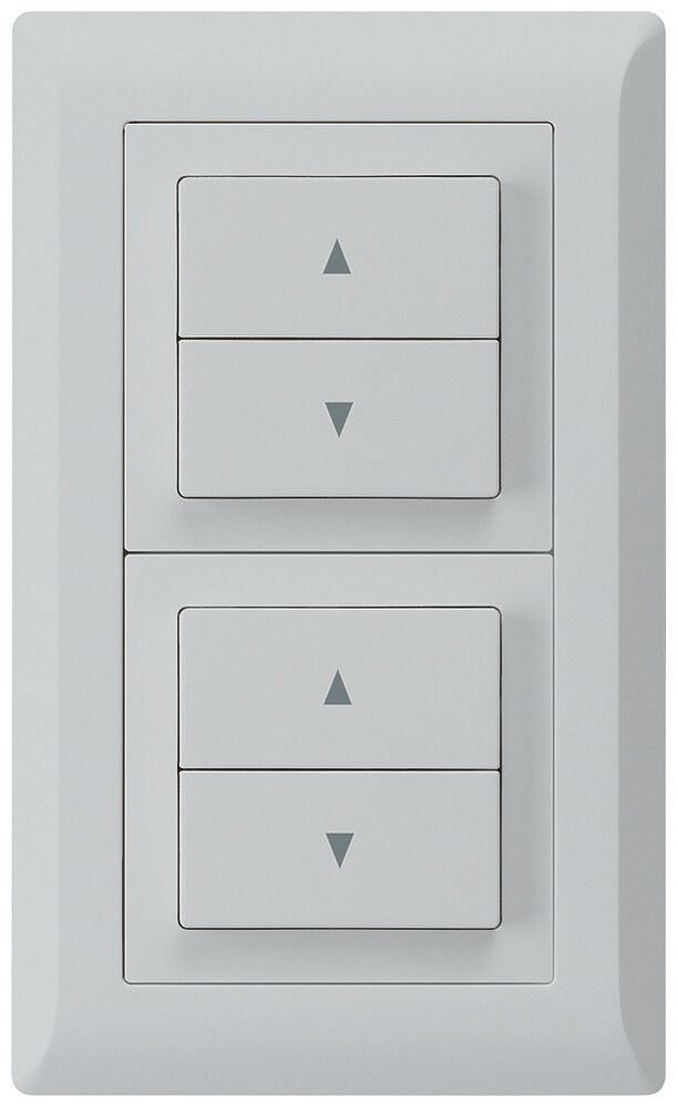 Combinaison ENC kallysto.line grd.I-I verticale 2×interr.stores gris clair