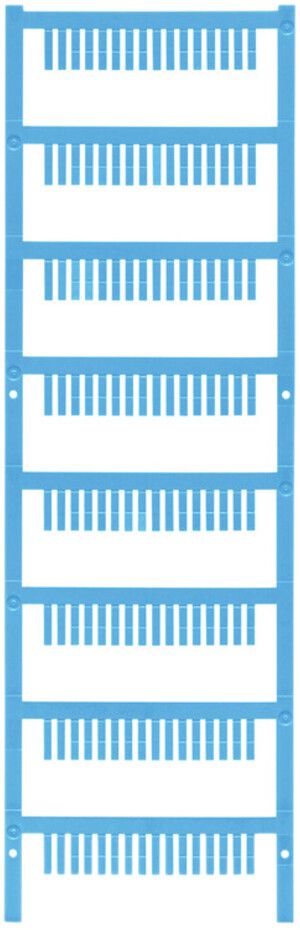 Marqueur d'appareil Weidmüller MultiCard ESG enfichable 10×2.5mm PA66 bleu