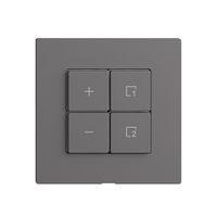 Abdeckset zu Dimmer 1K Szene/4T Edue Wiser dunkelgrau