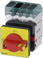 Sezionatore di carico Siemens SENTRON 3LD3 frontale 40A 3LN 48×48mm ro/gi