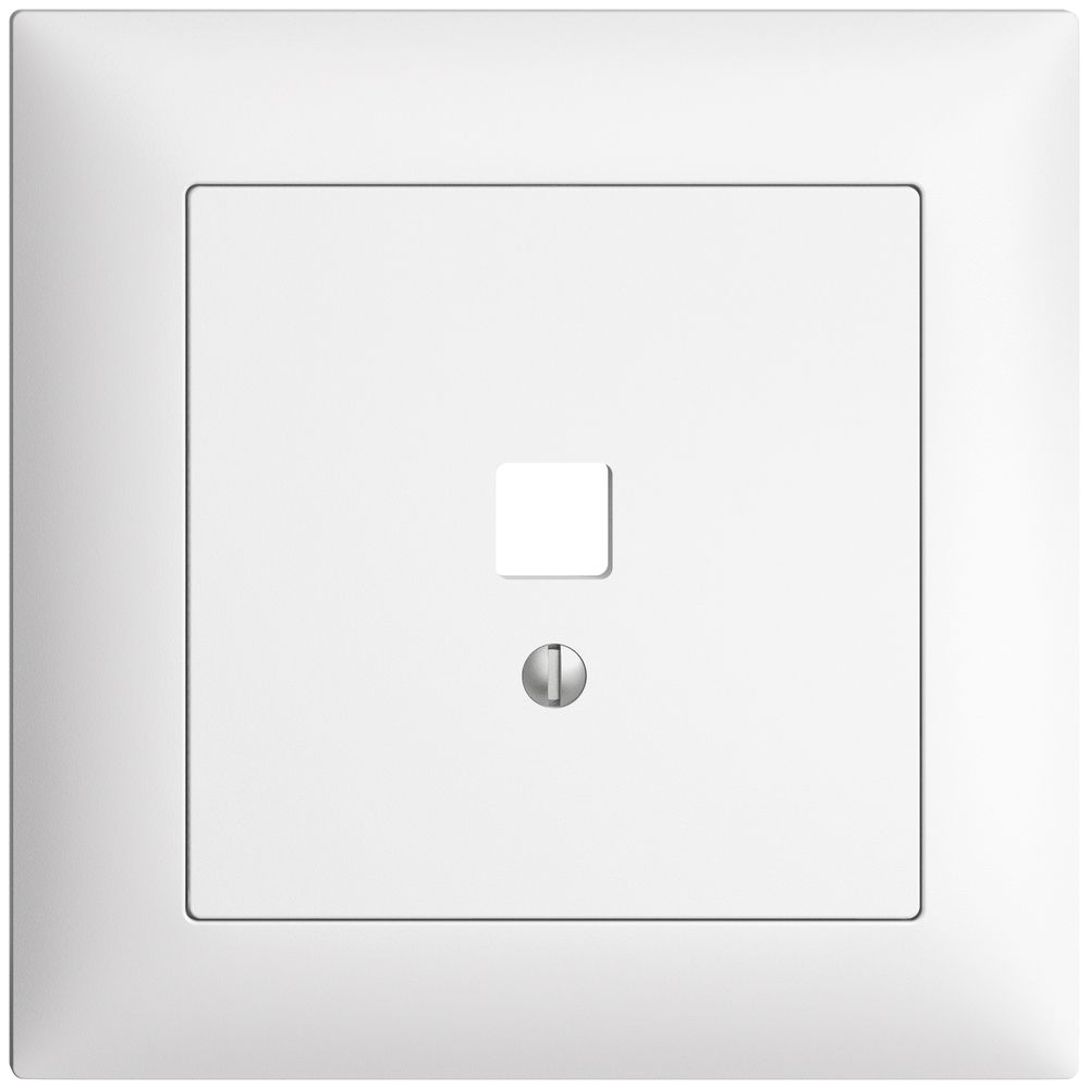 UP-Frontset EDIZIOdue weiss 88×88mm für Datenschnittst.USB