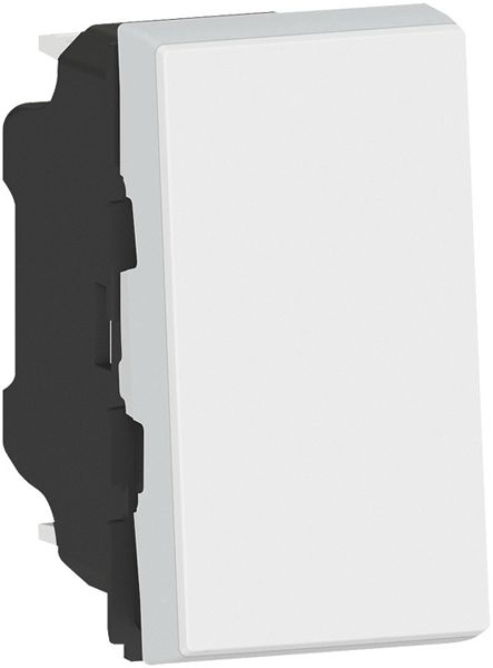 Poussoir à bascule MOS 6A 1 module blanc antibactérien