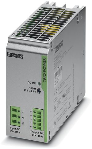 Alimentation à découpage Phoenix Contact 24VDC 10A sec.240VAC prim.1 P