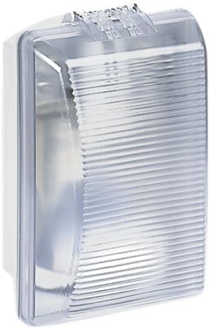 Decken-/Wandleuchte Legrand Plexo E27 75W IP54 205×140×113mm klar