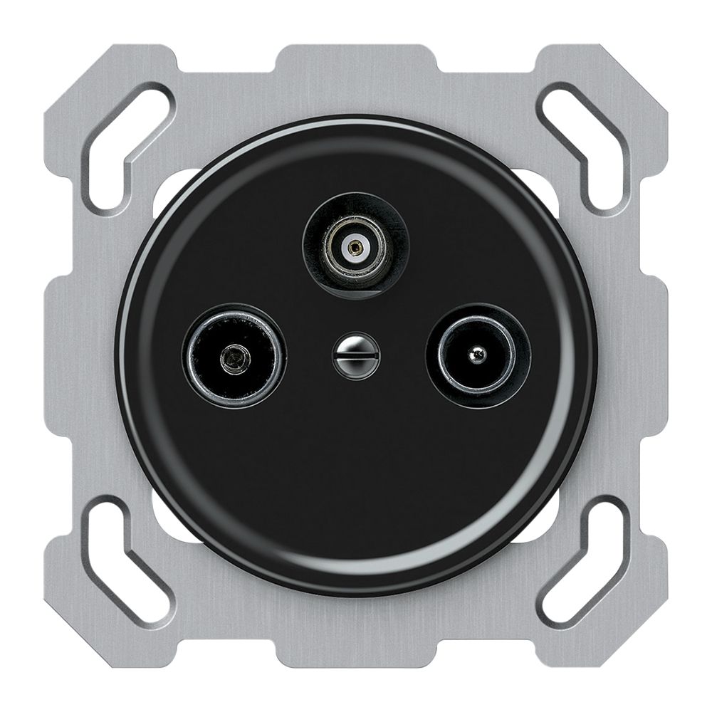 UP-Antennendose TV-R-SAT origin Durchgangsdose 5.5dB schwarz