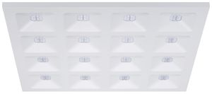 EB-LED-Deckenleuchte Sylvania Quadro 36W 4600lm 840 IP40 DIM 620×620mm weiss