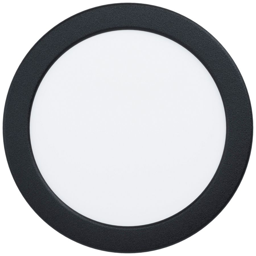 LED-Downlight Eglo FUEVA 12W 0…1150lm 2700…6500K IP44 DIM Ø168×40mm schwarz
