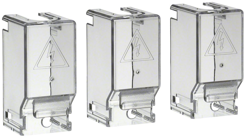 Couvre-bornes Hager 3L pour interrupteur de charge 125…200A