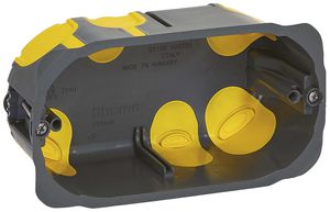 Hohlwanddose Legrand Bticino 132.5×71mm 52mm 4 Module grau