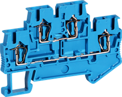 Reihenklemme 0.08…4mm² Zugfederanschluss blau