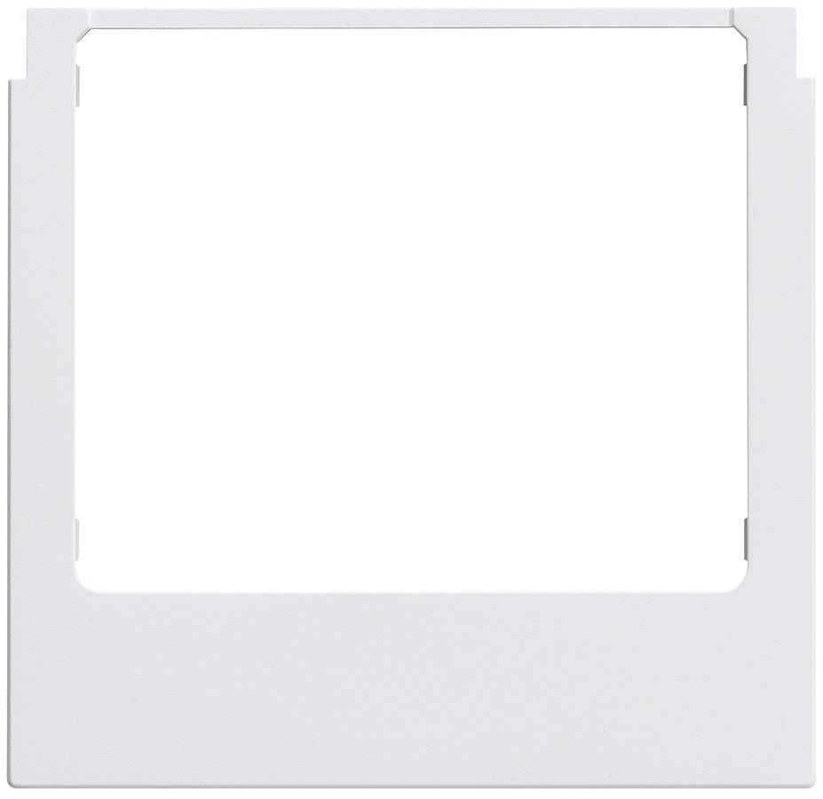 Designrahmen Audio Hager elcom.touch/elcom.fon eckig weiss