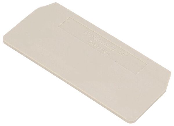 Parete d'estremità/intermedia Weidmüller ZAP/TW 2 66×30.5mm beige