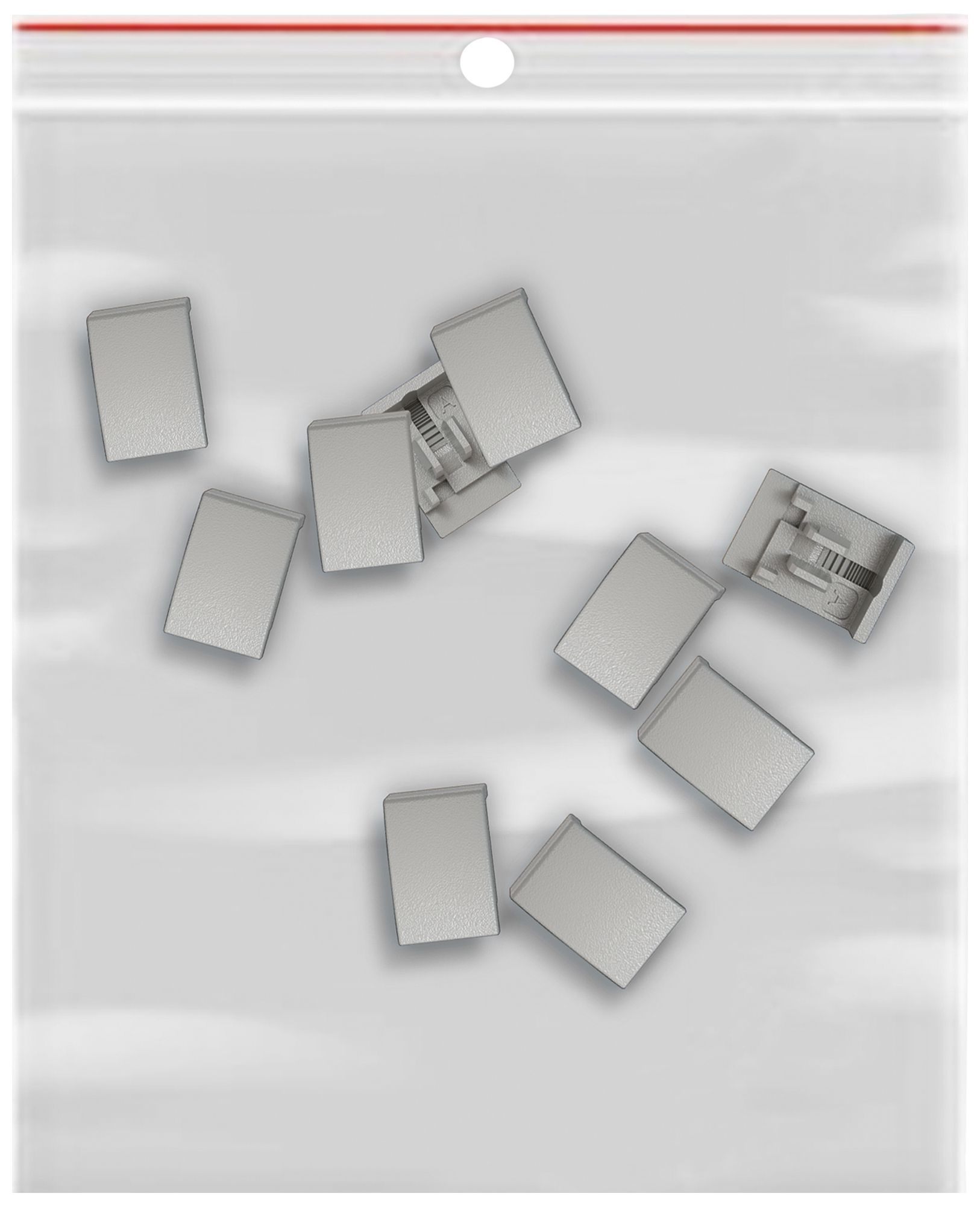 Module latéral EDIZIO.liv SNAPFIX® p.KNX UNI&zeptrion 10 pièces sans LED grc