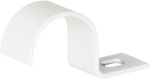 Bride Plica 1 vis M20 acier laqué gris clair