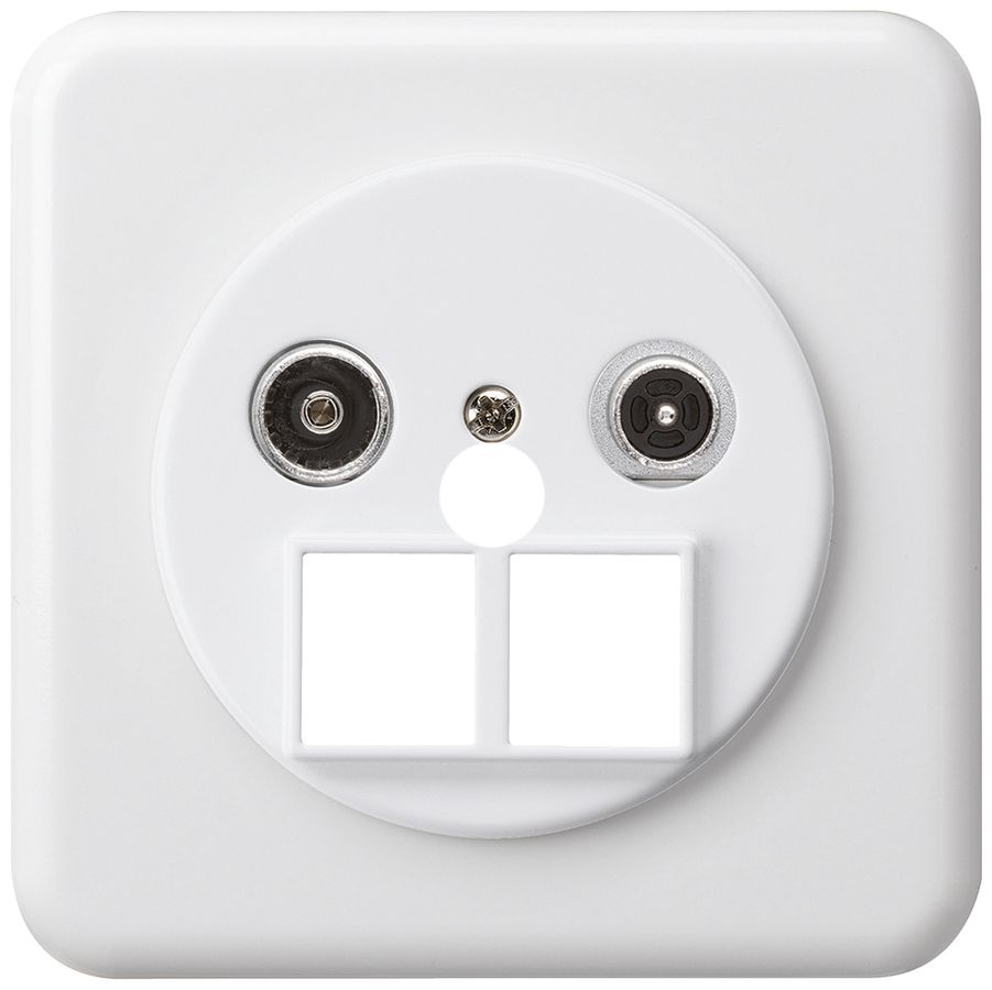 UP-Multimediadose basico TV-R Bauart C 4dB 2GHz weiss