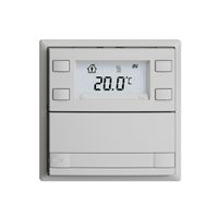 Pulsante RTH INC KNX 1×EDIZIOdue F grigio chiaro, con carta+LED RGB