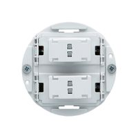 Einsatz Storenschalter Hager 250V 6A mit 2 Funktionstasten Steckklemmen