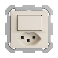 UP-Kombination 3/1L+T23 16A EDIZIOdue crema