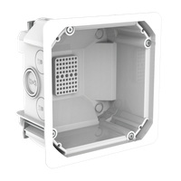 Hohlwanddose MT QUADRO 1×1 GDP 850°C 125×125×73mm weiss