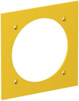 Abdeckplatte Bettermann 1×CEE, 95×95mm, PA, gelb