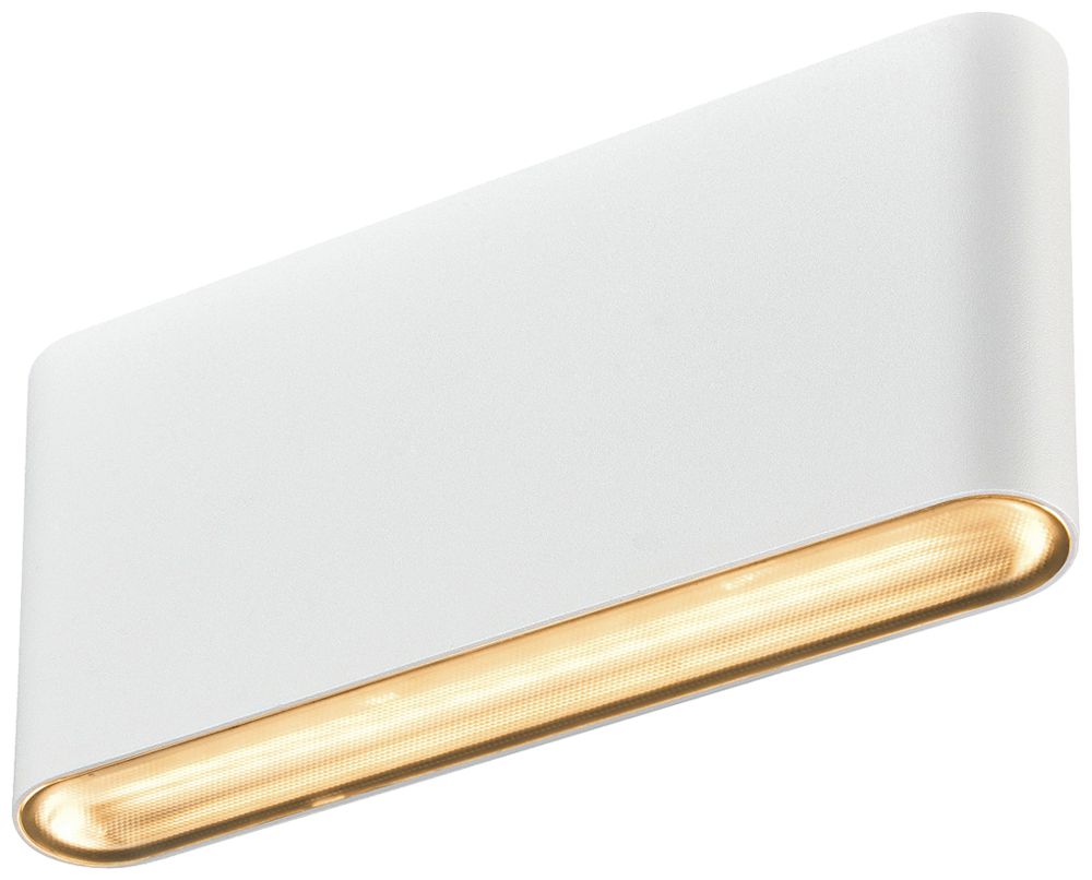 Applique LED SLV OVAL 18 9.3W 860lm 2700…3000K IP65 31×175mm blanc