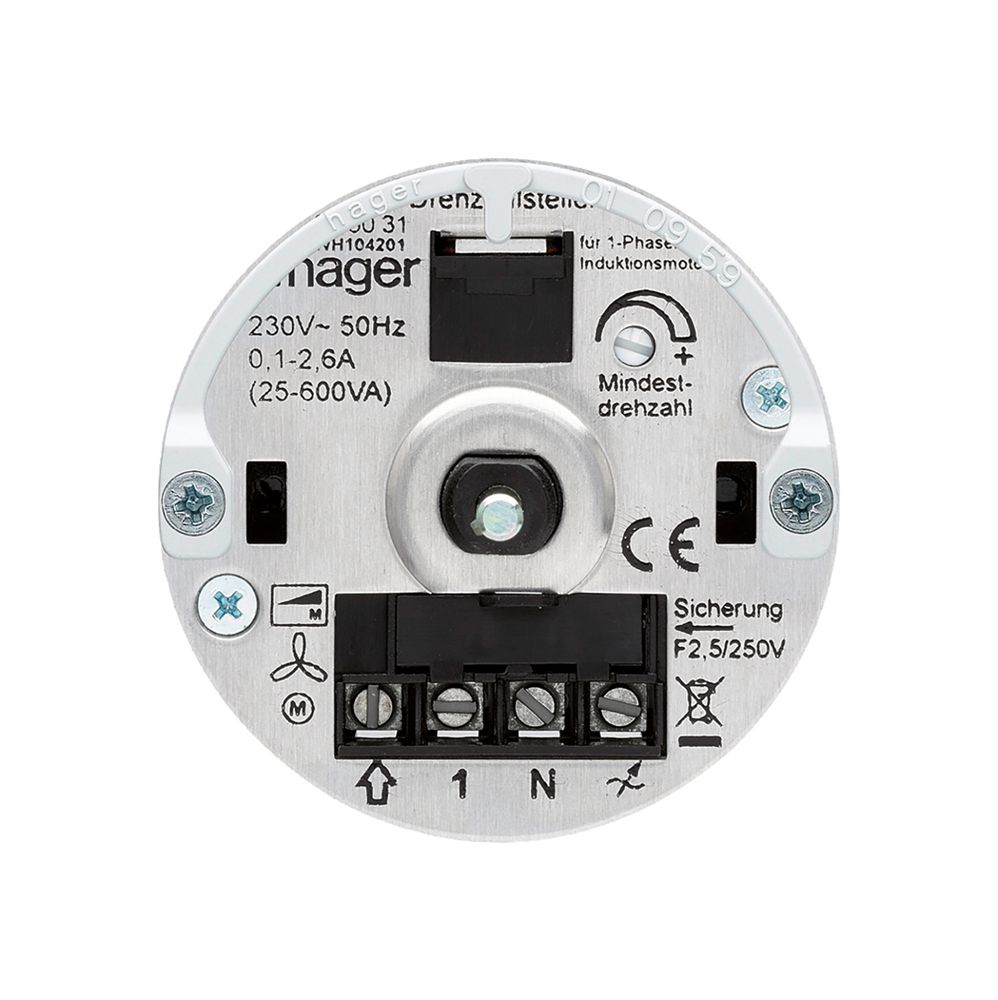 Inserto regolatore di velocità Hager 25…600VA