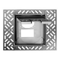 Bodendose FH für 1×FM+1×FLF 130×130 bündig, Klappd.Cr-geschl.go