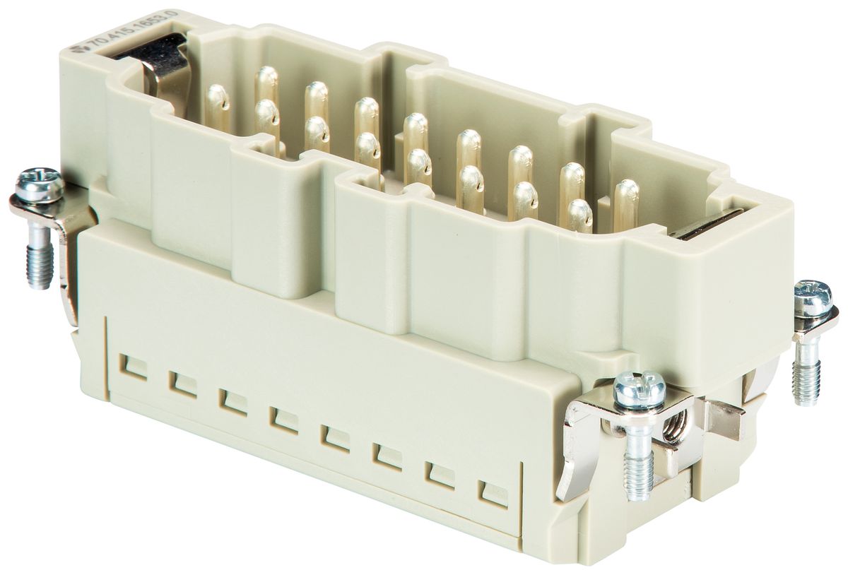 Insert pour fiche Wieland Electric revos BAS STP 16P 16A 0.5…2.5mm²