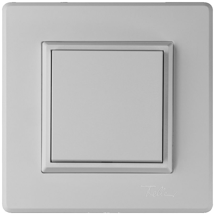 AP-Funktaster ALADIN EnOcean EDIZIO.liv 1K/1T batterielos hellgrau