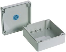 AP-Gehäuse Woertz ABS 122×120×55mm lichtgrau IP65 Lithos