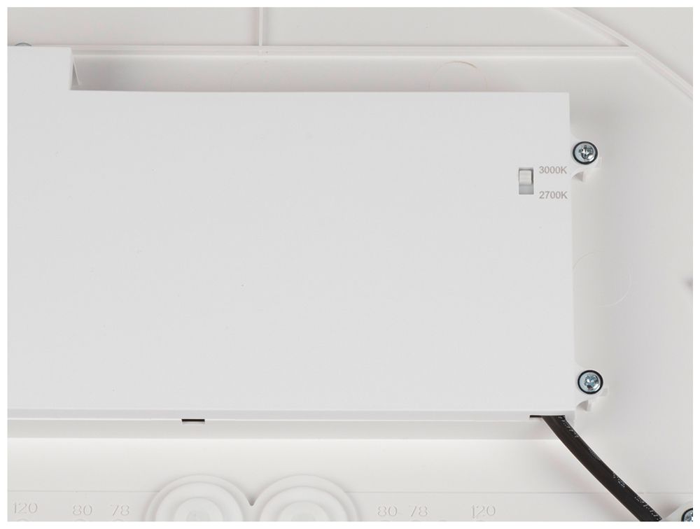 Plafonnier/applique LED SLV DECONA 42 23W 2020lm 927/930 IP44 VAR Ø420 blanc