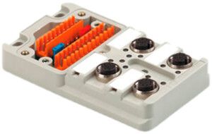 Distributore Weidmüller SAI-4 M 4P M12 UT parte inferiore calotta 4 prese 4L M12