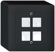 AP-Frontset kallysto Q für 4 Module schwarz