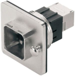 Zentralflansch-Set Weidmüller V14 PushPull mit RJ45-Adapter