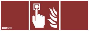 Piktogramm DOTLUX EXITflat Handfeuermelder für 5406