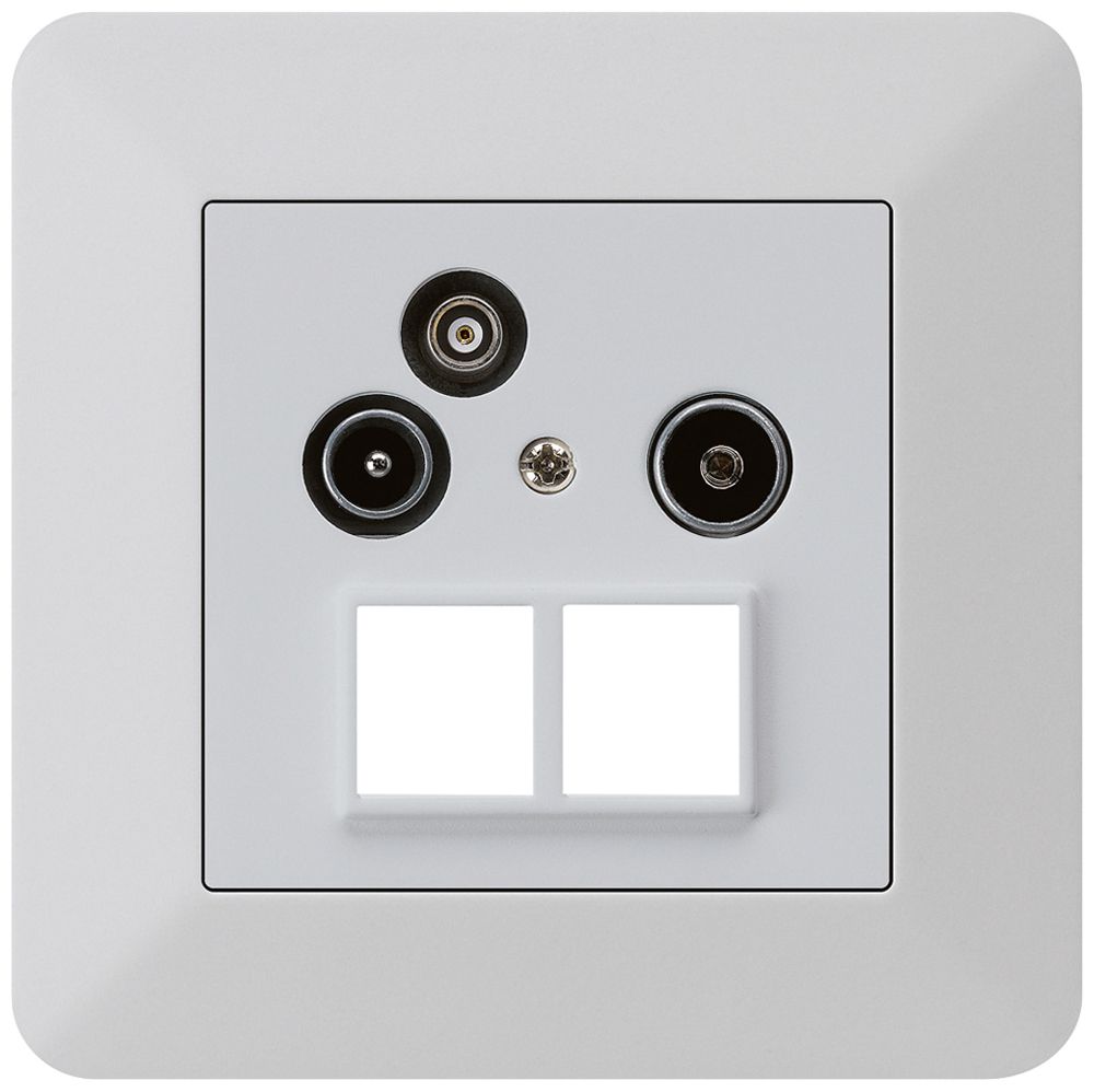 UP-Antennendose R/TV-Daten HMS kallysto.trend 19dB hellgrau