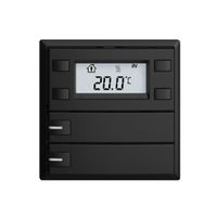 UP-RTH-Taster KNX 2-fach EDIZIOdue F schwarz, mit LED RGB