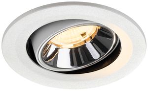LED-Downlight SLV NUMINOS MOVE S 6.7W 1050lm 3000K WB DALI Ø90 ws/cr