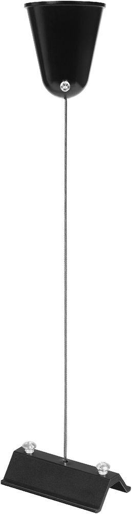 Seilabhängung LEDVANCE TRACKLIGHT Aluminium 40×61×33×47mm schwarz